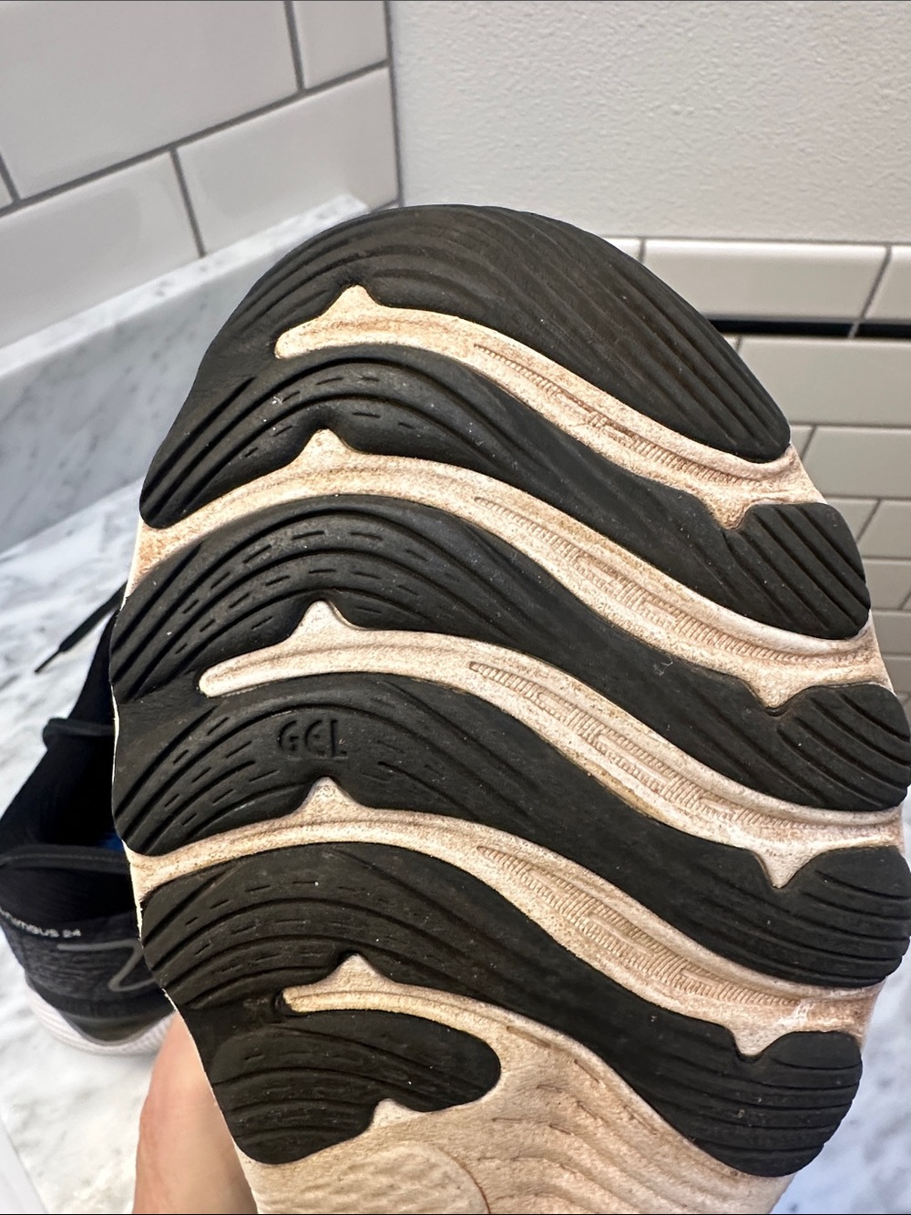 ASICS Black Running Shoes - worn a few times - Picture 9 of 14